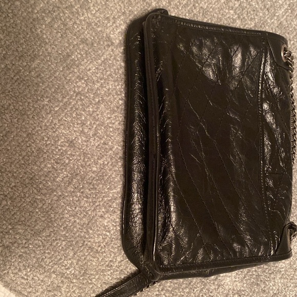 YSL Medium Saint Laurent crinkle calf Flap bag - Picture 15 of 15